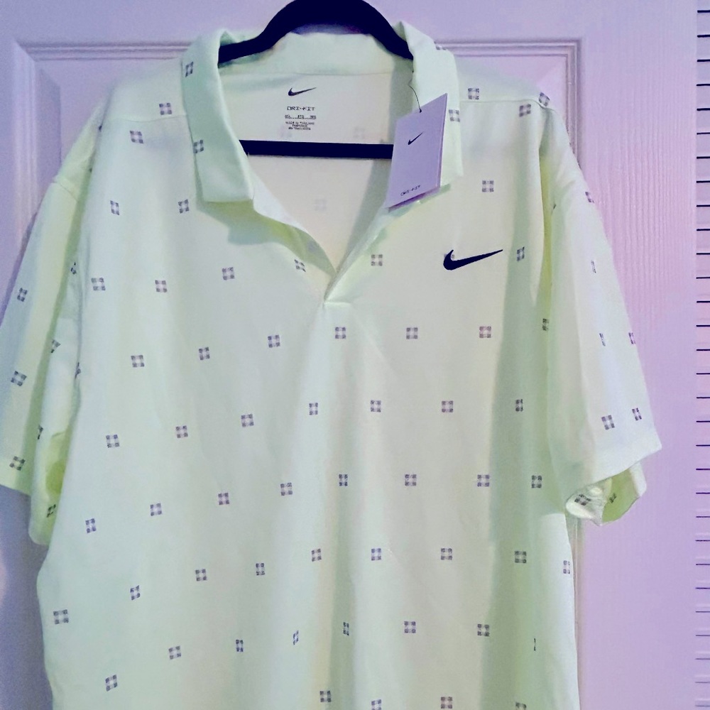 NIKE DRI FIT MENS GOLF SHIRT SIZE 3XL NWT